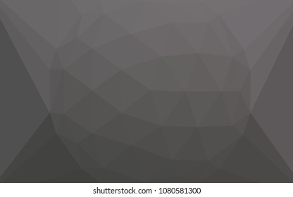 Light Gray vector abstract mosaic pattern with a diamond. Colorful illustration in a polygonal style. Template for cell phone's backgrounds.