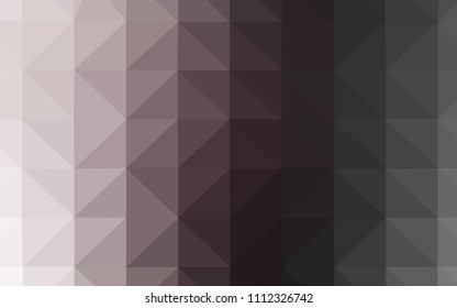 Light Gray vector abstract mosaic background. Creative geometric illustration in Origami style with gradient. Pattern for a brand book's backdrop.