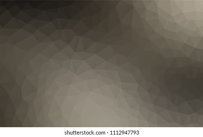 Light Gray vector abstract mosaic background. Geometric illustration in Origami style with gradient.  A new texture for your web site.