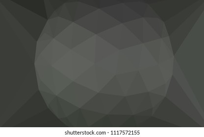 Light Gray vector abstract mosaic pattern with a diamond. Abstract illustration with an elegant triangles. Brand new design for your business.