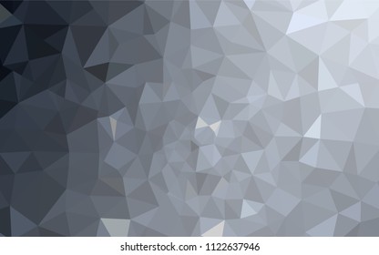 Light Gray vector abstract mosaic background. Creative geometric illustration in Origami style with gradient. Pattern for a brand book's backdrop.