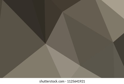 Light Gray vector abstract mosaic pattern. Shining polygonal illustration, which consist of triangles. Pattern for a brand book's backdrop.