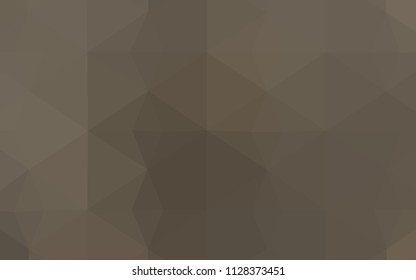Light Gray vector abstract mosaic backdrop. Triangular geometric sample with gradient.  Triangular pattern for your business design.