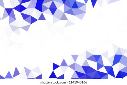 Light Gray vector abstract mosaic backdrop. Colorful abstract illustration with triangles. Triangular pattern for your design.