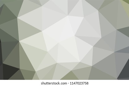 Light Gray vector abstract mosaic background. Colorful illustration in polygonal style with gradient. Template for cell phone's backgrounds.