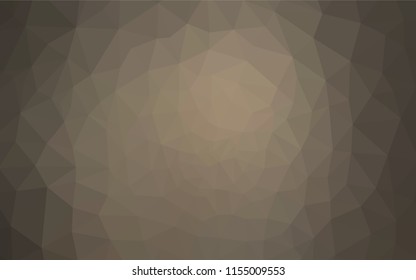 Light Gray vector abstract mosaic background. Elegant bright polygonal illustration with gradient. Triangular pattern for your design.