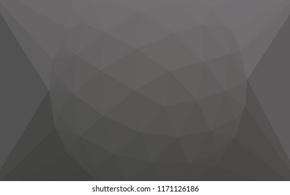 Light Gray vector abstract mosaic pattern with a diamond. Colorful abstract illustration with triangles. New template for your brand book.