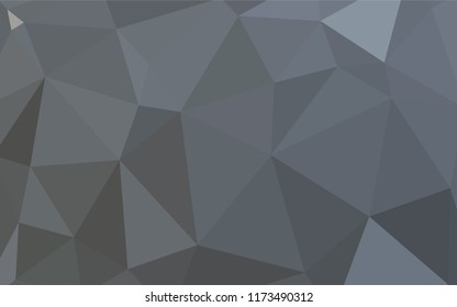 Light Gray vector abstract mosaic background. Colorful abstract illustration with triangles. Completely new template for your banner.