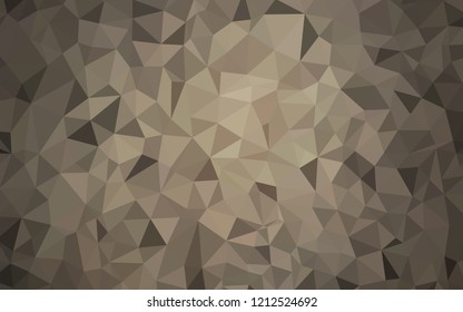 Light Gray vector abstract mosaic background. Shining polygonal illustration, which consist of triangles. Textured pattern for your backgrounds.