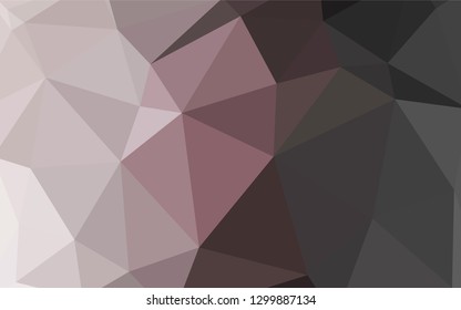 Light Gray vector abstract mosaic pattern. Creative geometric illustration in Origami style with gradient. Polygonal design for your web site.