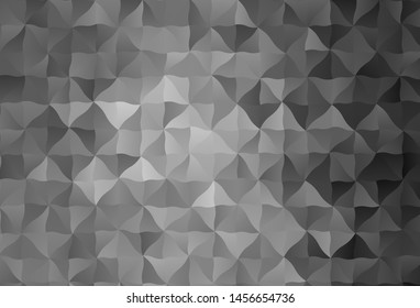 Light Gray vector abstract mosaic background. Colorful illustration in abstract style with triangles. A new texture for your web site.