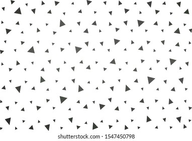 Light Gray vector  abstract mosaic background. Colorful abstract illustration with triangles. A completely new design for your leaflet.
