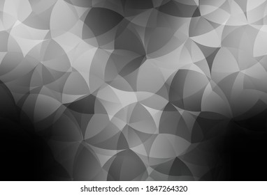 Fondo de mosaico abstracto vectorial de Gris claro. Ilustración abstracta moderna con triángulos. Patrón para el fondo de un libro de marca.