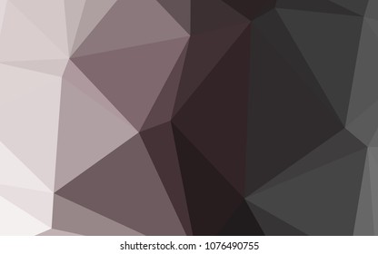 Light Gray vector abstract polygonal background. Colorful illustration in polygonal style with gradient. Brand-new design for your business.