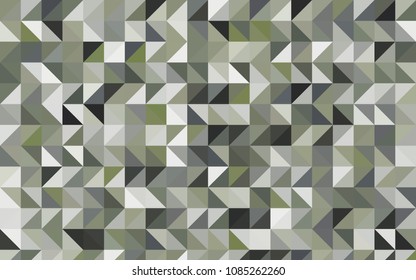 Light Gray vector abstract polygonal pattern. Triangular geometric sample with gradient.  The best triangular design for your business.