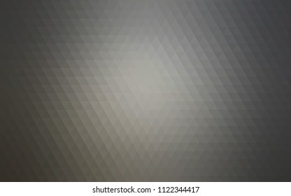 Light Gray vector abstract polygonal template. Glitter abstract illustration with an elegant design. Brand-new style for your business design.