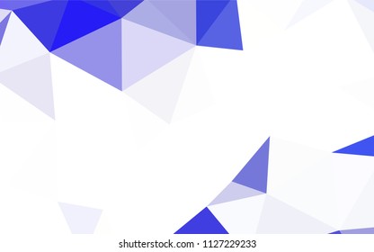 Light Gray vector abstract polygonal template. Shining colorful illustration with triangles. Polygonal design for your web site.