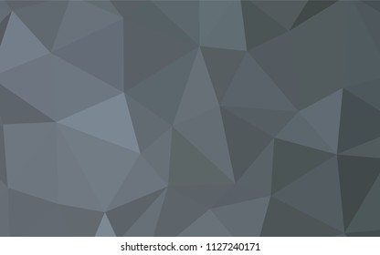 Light Gray vector abstract polygonal template. A completely new color illustration in a polygonal style. New template for your brand book.
