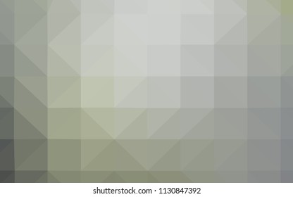 Light Gray vector abstract polygonal pattern. Colorful abstract illustration with triangles. Brand new style for your business design.