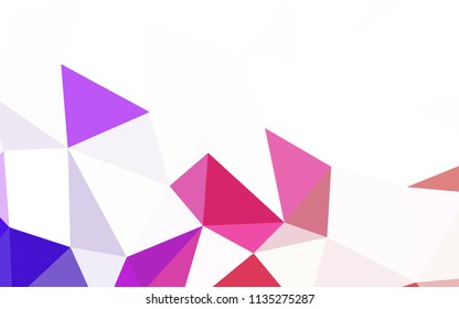 Light Gray vector abstract polygonal pattern. Colorful illustration in polygonal style with gradient. Polygonal design for your web site.