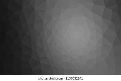Light Gray vector abstract polygonal background. Colorful abstract illustration with triangles. Brand new style for your business design.