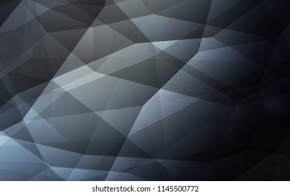 Light Gray vector abstract polygonal background. Colorful illustration in polygonal style with gradient. Triangular pattern for your design.