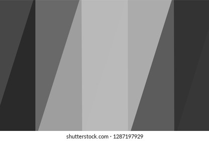 Light Gray vector abstract polygonal background. Colorful abstract illustration with gradient. Triangular pattern for your business design.