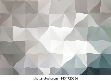 Light Gray vector abstract polygonal pattern. Colorful abstract illustration with triangles. Pattern for a brand book's backdrop.