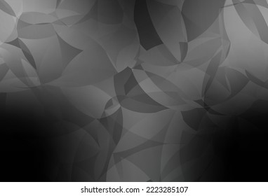 Light Gray vector abstract polygonal background. A sample with polygonal shapes. Template for cell phone's backgrounds.