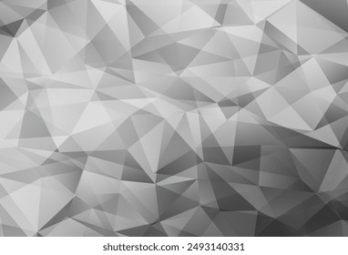 Light Gray vector abstract polygonal pattern. Modern abstract illustration with triangles. A new texture for your web site.