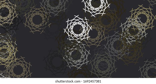 Light Gray vector backdrop with chaotic shapes. Modern abstract illustration with gradient random forms. Smart design for your business.