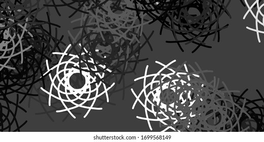 Light Gray vector backdrop with chaotic shapes. Colorful illustration with simple gradient shapes. Smart design for your business.