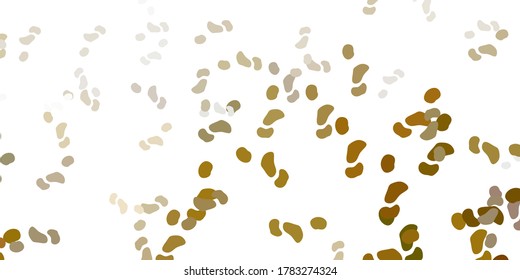 Light gray vector backdrop with chaotic shapes. Illustration with colorful shapes in abstract style. Modern design for your ads.