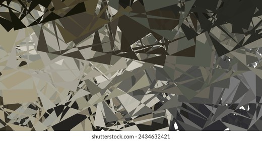 Light Gray vector backdrop with chaotic shapes. Colorful abstract forms with gradient in simple style. Background for cell phones.