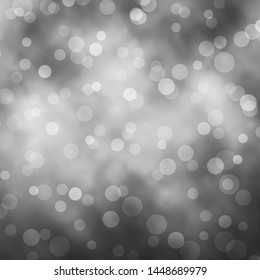 Light Gray vector backdrop with circles. Illustration with set of shining colorful abstract spheres. Design for your commercials.