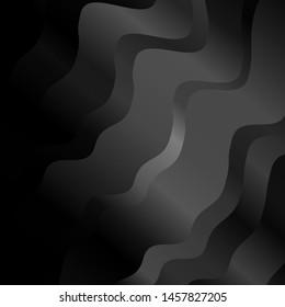 Light Gray vector backdrop with circular arc. Bright sample with colorful bent lines, shapes. Pattern for ads, commercials.