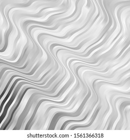 Light Gray vector backdrop with circular arc. Abstract gradient illustration with wry lines. Best design for your ad, poster, banner.