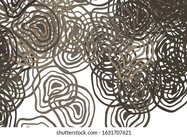 Light Gray vector backdrop with curved lines. Colorful illustration in simple style with gradient. Pattern for your business design.