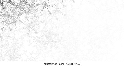 Light Gray vector backdrop with curves. Bright sample with colorful bent lines, shapes. Pattern for ads, commercials.