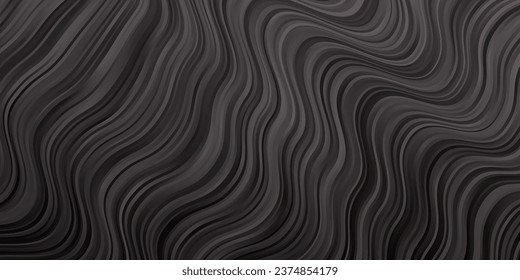 Light Gray vector backdrop with curves. Bright illustration with gradient circular arcs. Pattern for websites, landing pages.