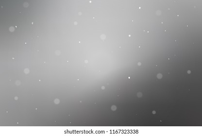 Light Gray vector backdrop with dots. Modern abstract illustration with colorful water drops. Pattern can be used for beautiful websites.