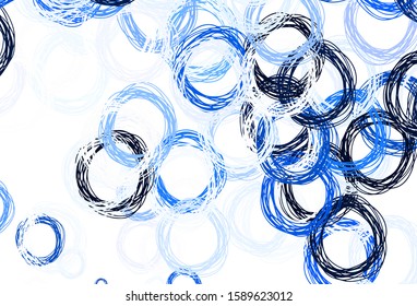 Light Gray vector backdrop with dots. Modern abstract illustration with colorful water drops. Pattern for futuristic ad, booklets.