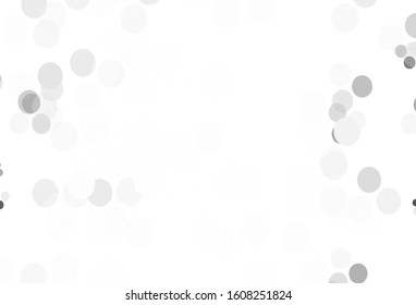 Light Gray vector backdrop with dots. Illustration with set of shining colorful abstract circles. Pattern for beautiful websites.