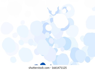 Light Gray vector backdrop with dots. Blurred decorative design in abstract style with bubbles. Design for your business advert.