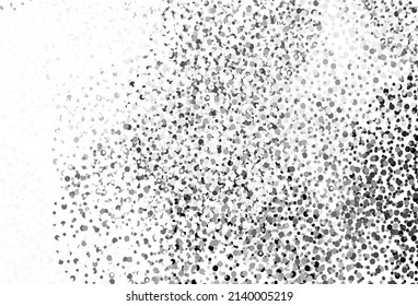 Light Gray vector backdrop with dots. Blurred bubbles on abstract background with colorful gradient. Pattern for textures of wallpapers.
