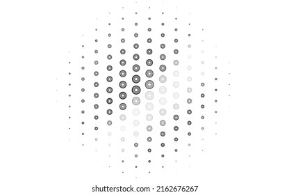 Light Gray vector backdrop with dots. Modern abstract illustration with colorful water drops. New template for your brand book.