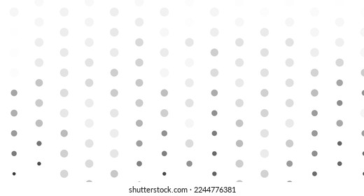 Light gray vector backdrop with dots. Illustration with set of shining colorful abstract spheres. Pattern for wallpapers, curtains.