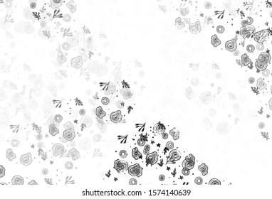 Light Gray vector backdrop with memphis shapes. Modern abstract illustration with colorful random forms. Simple design for your web site.