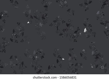 Light Gray vector backdrop with memphis shapes. Illustration with colorful gradient shapes in abstract style. Elegant design for wallpapers.