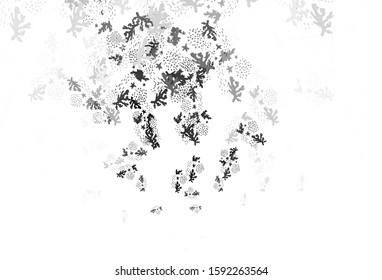 Light Gray vector backdrop with memphis shapes. Illustration with colorful gradient shapes in abstract style. Best smart design for your business.